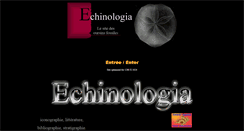 Desktop Screenshot of echinologia.com