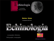 Tablet Screenshot of echinologia.com